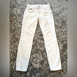 Madewell “The Perfect Vintage” Tile White High Rise Tapered Leg Jeans - Size 27